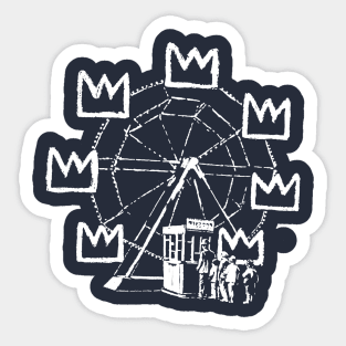 Banksy wheel carnaval Sticker